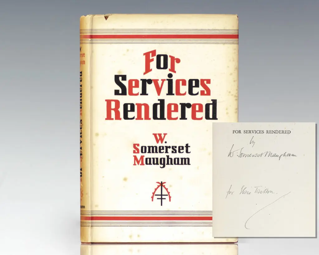 For Services Rendered: A Play in Three Acts.