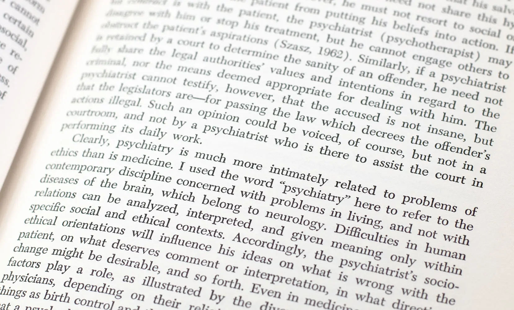 Law, Liberty and Psychiatry.