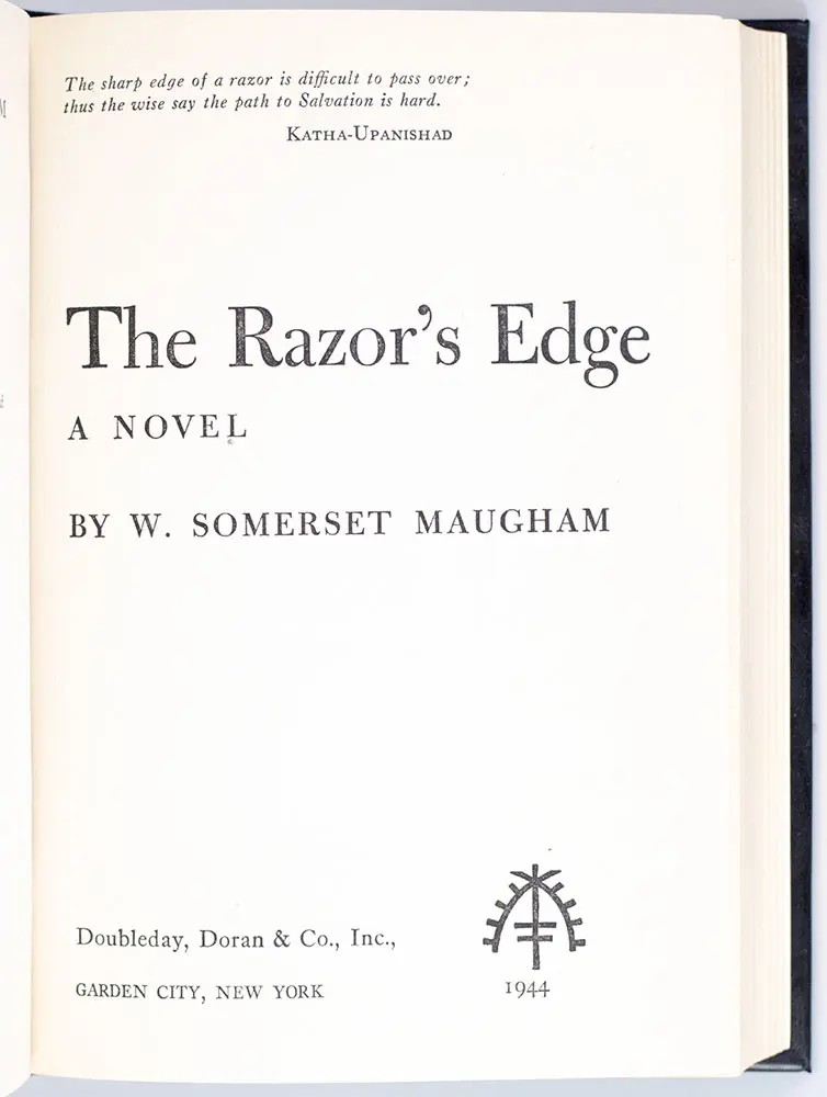 The Razor's Edge.