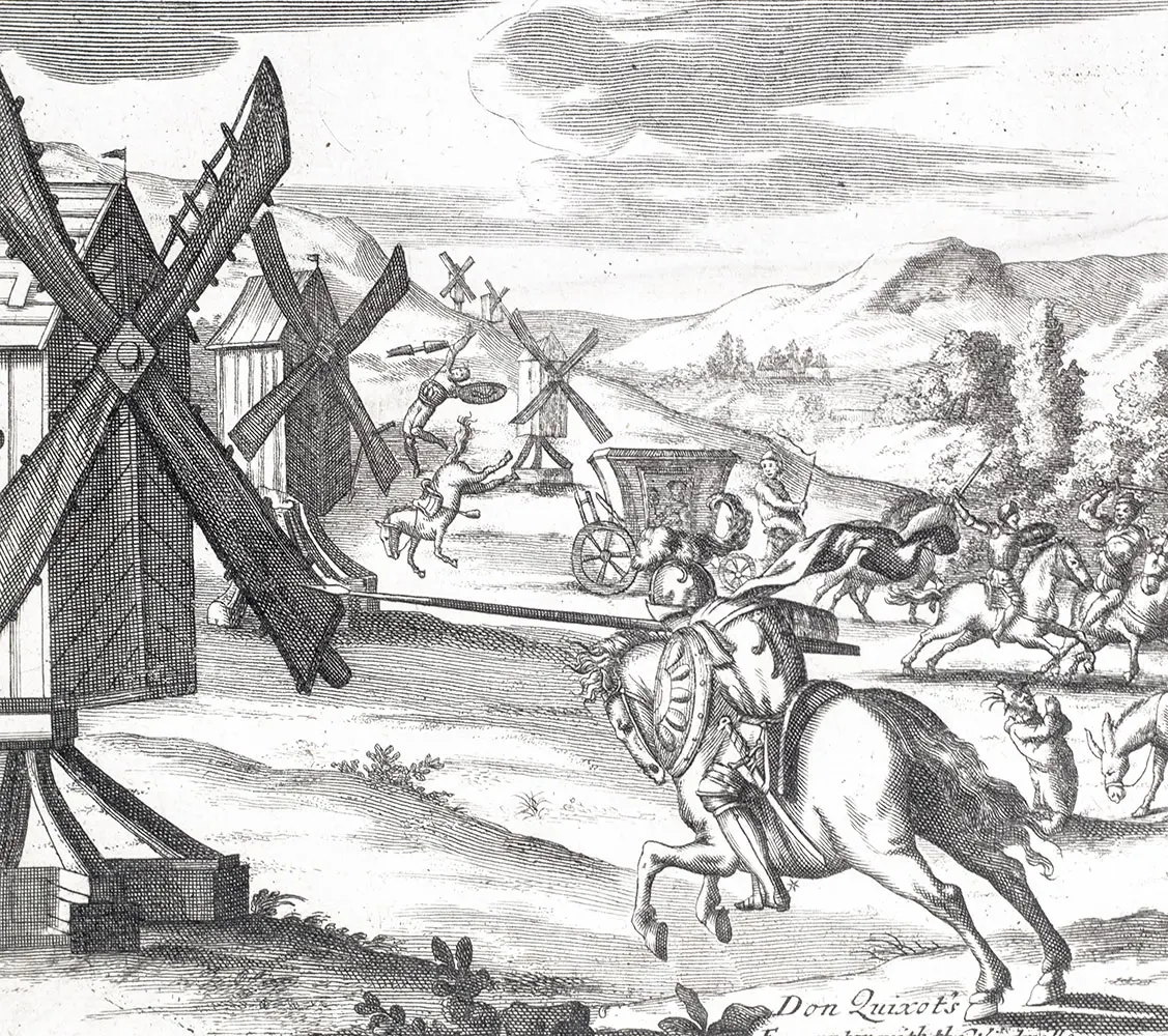The History of the Most Renowned Don Quixote of Mancha: And his Trusty Squire Sancho Pancha, Now Made English according to the Humour of our Modern Language. And Adorned with several Copper Plates.