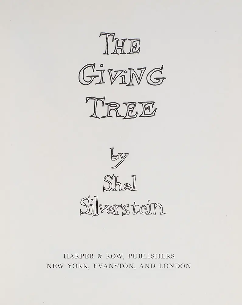 The Giving Tree.