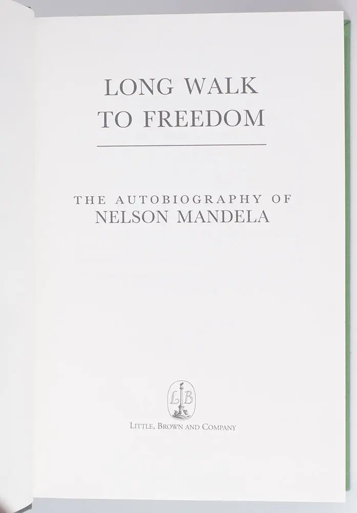 Long Walk To Freedom.
