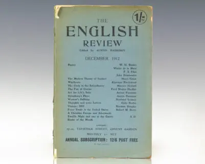 The English Review. December 1912.
