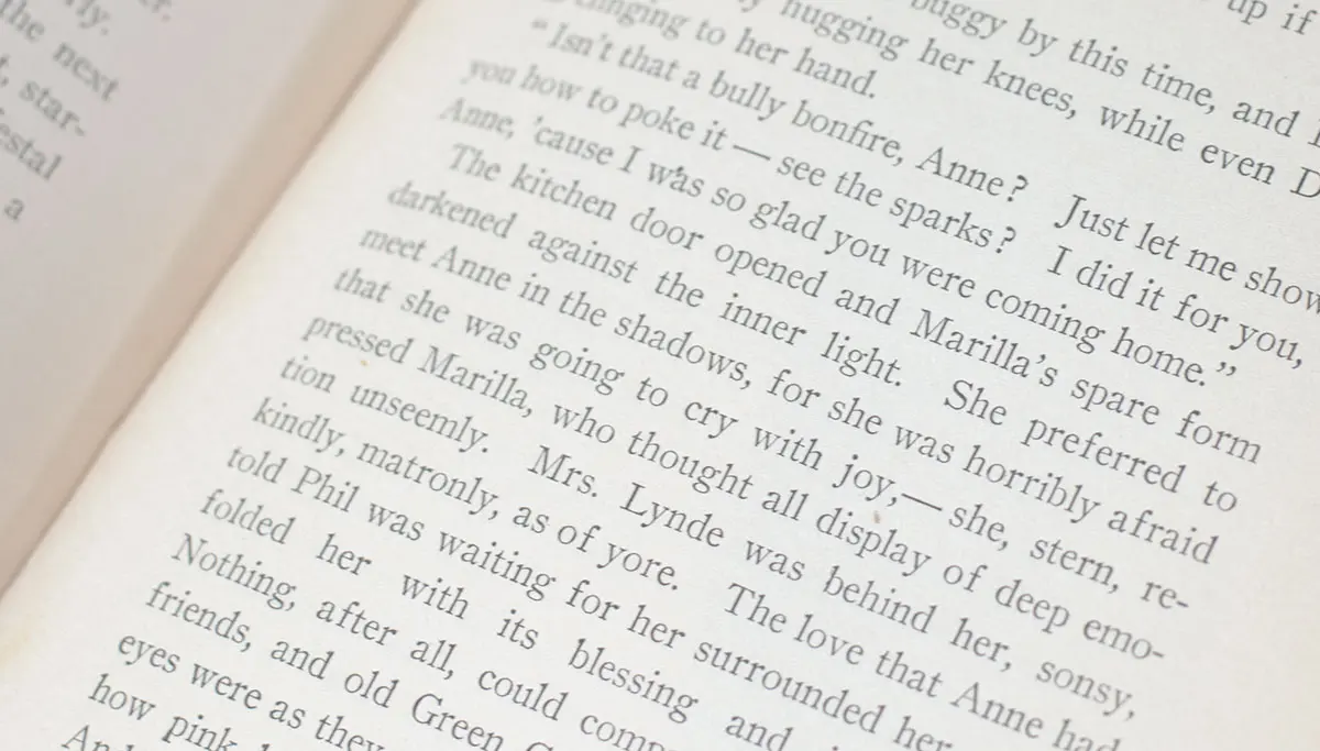 Anne of the Island.
