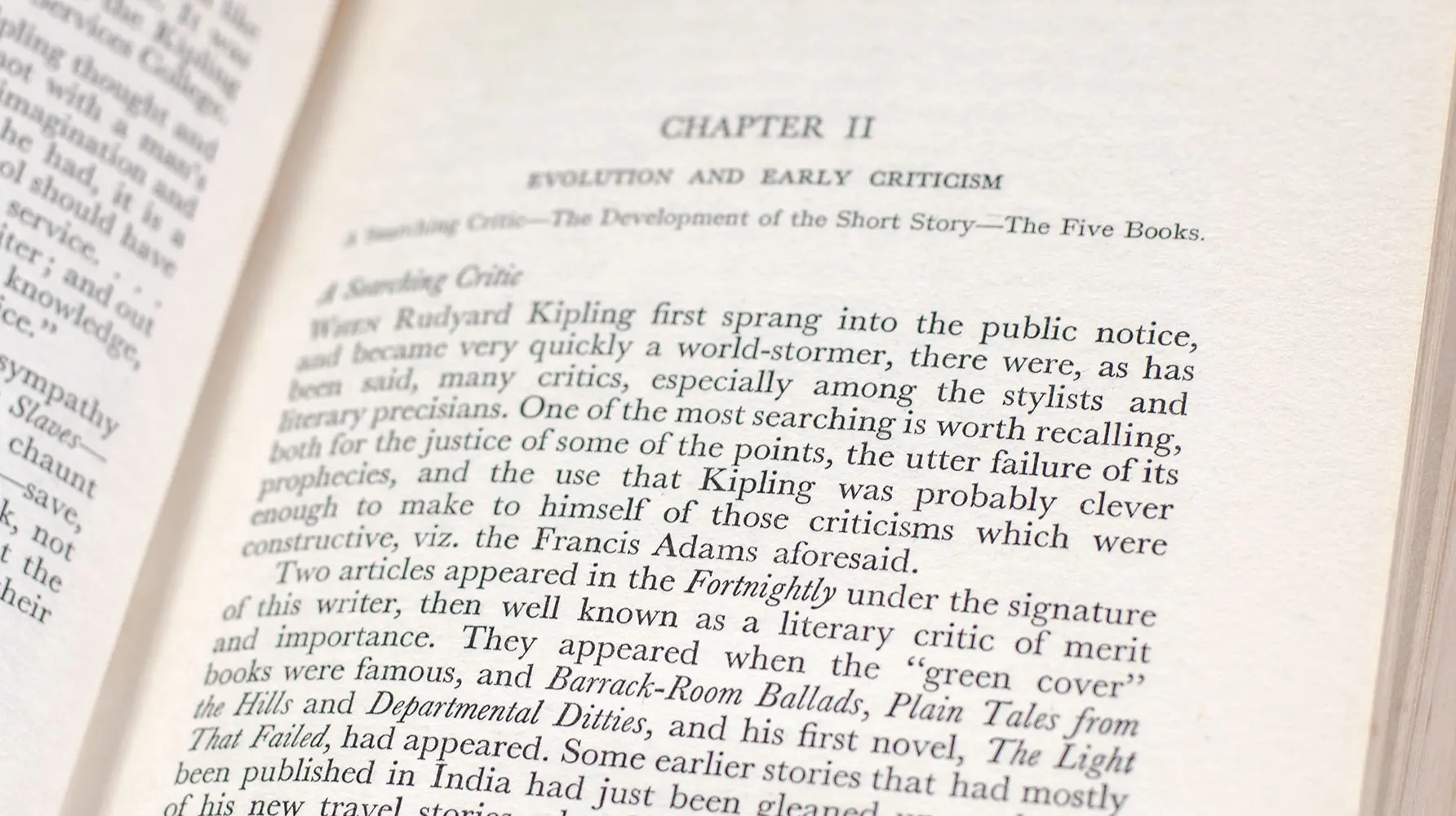 Rudyard Kipling: Craftsman.