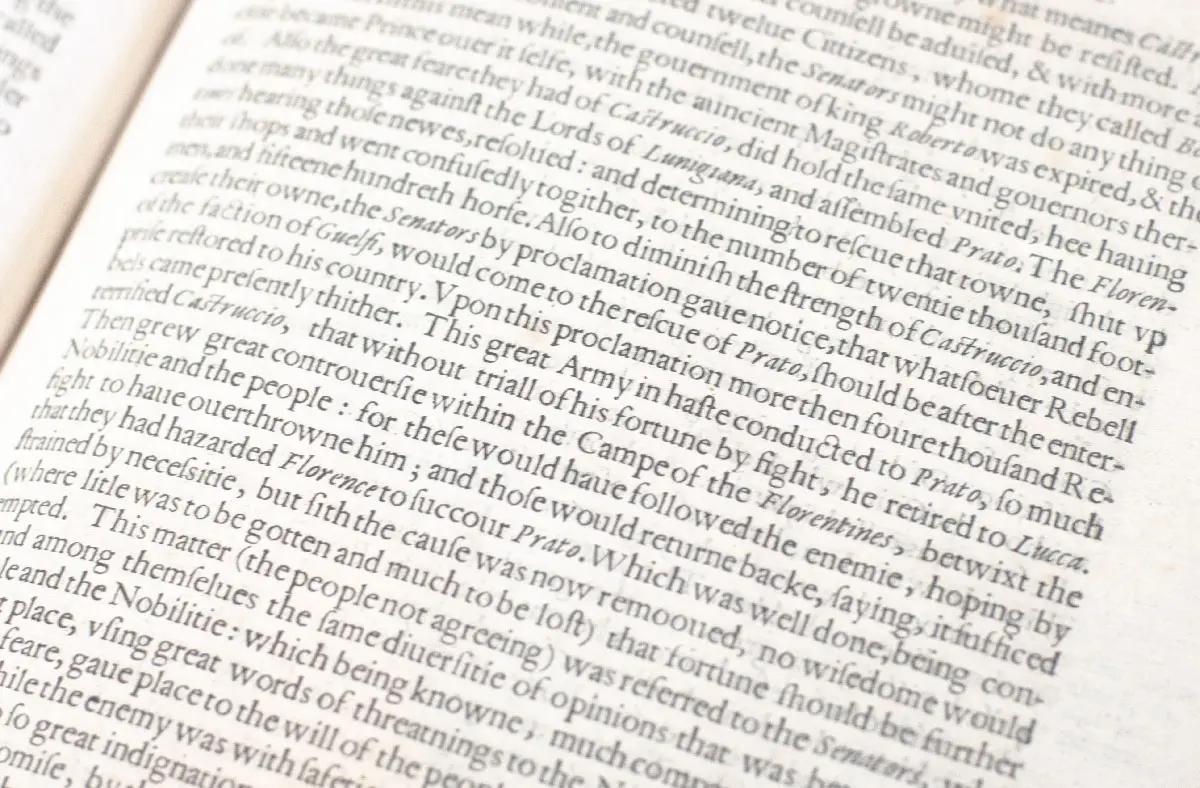 The Florentine Historie. Written in the Italian tongue, by Nicholo Macchiavelli, Citizen and Secretarie of Florence. And translated into English by Thomas Bedingfield Esquire.