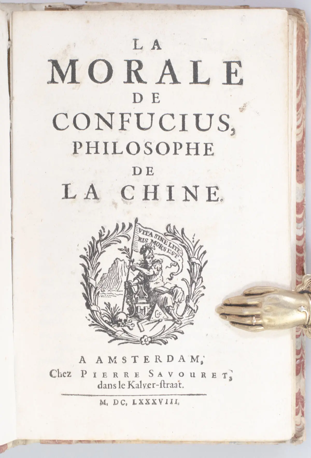 La Morale De Confucius, Philosophe De La Chine.