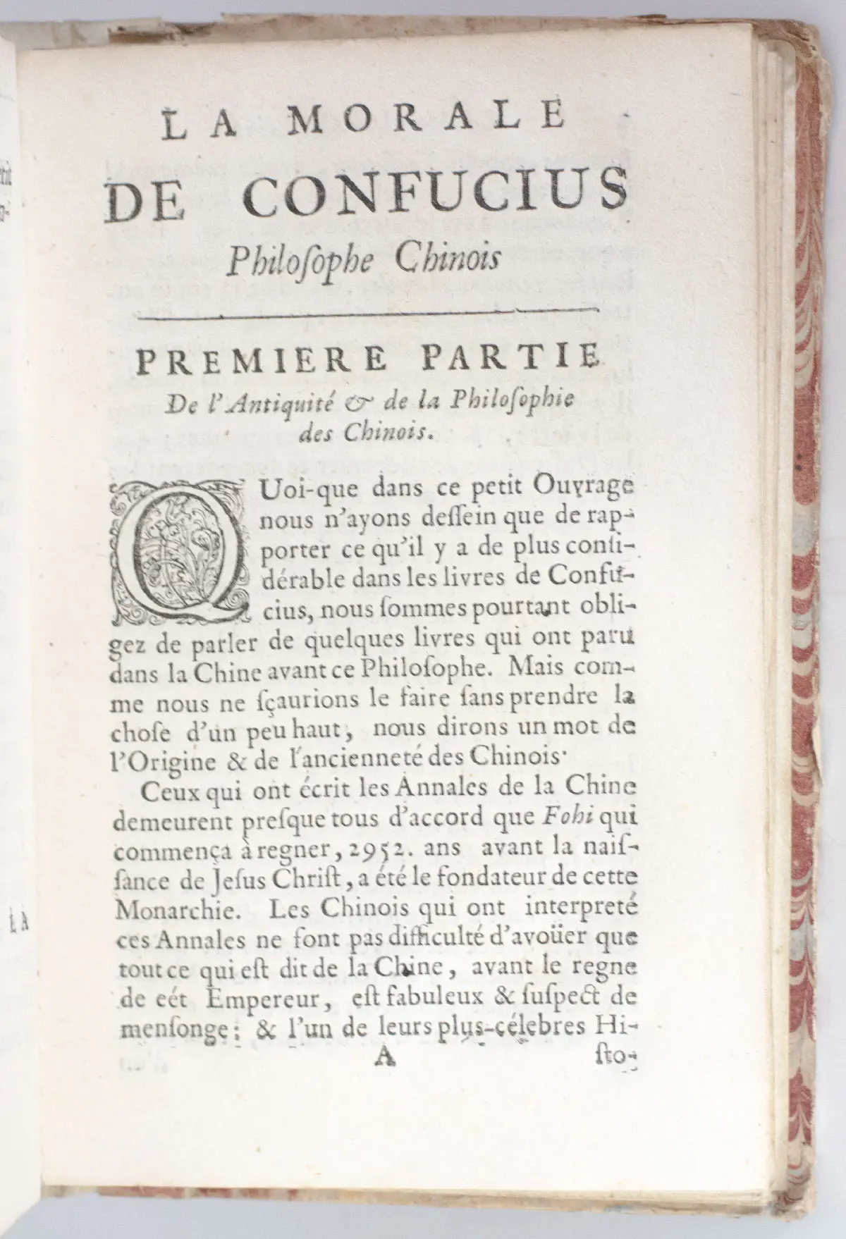 La Morale De Confucius, Philosophe De La Chine.