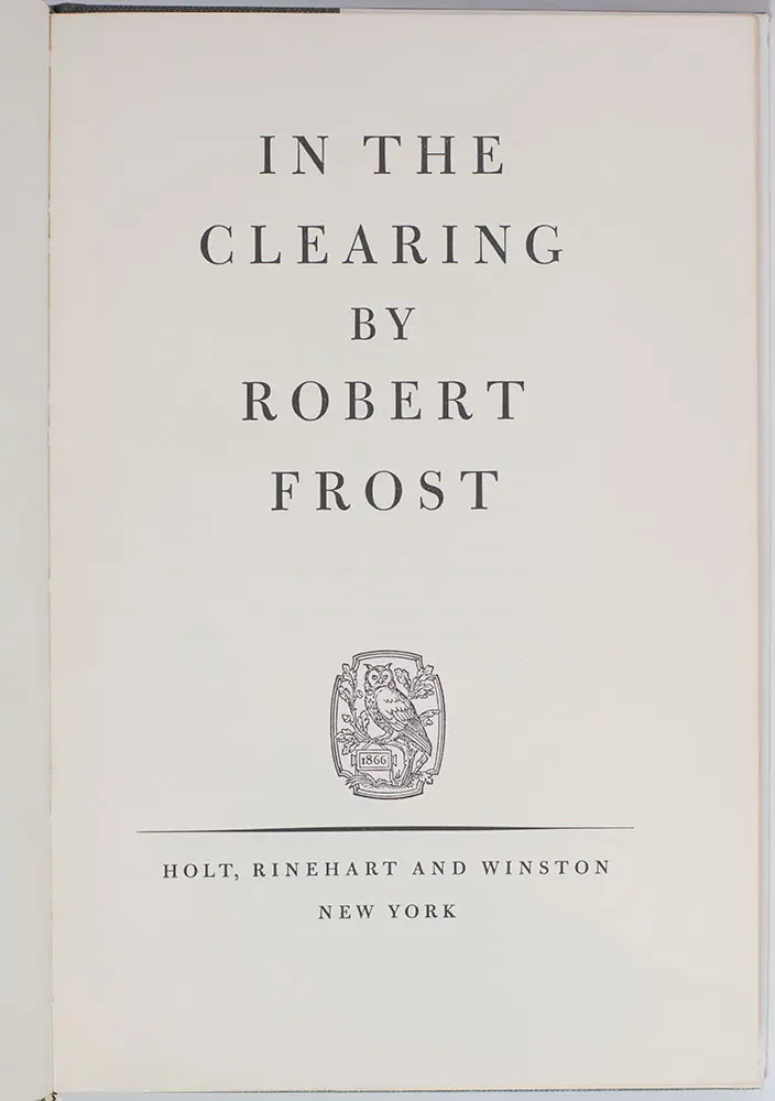 In the Clearing.