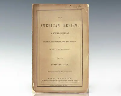 The Raven. [In The American Review: A Whig Journal of Politics, Literature, Art and Science. No. II February, 1845.
