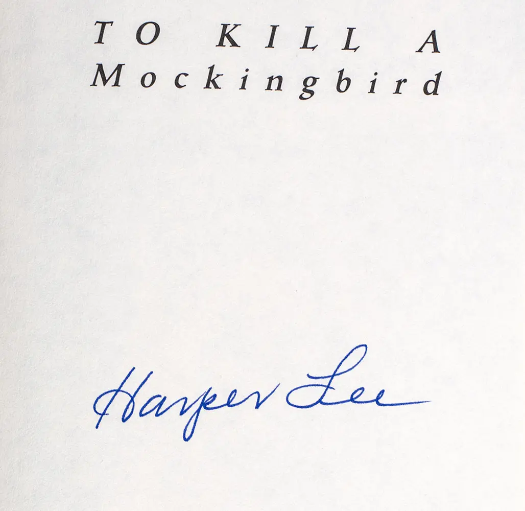 To Kill A Mockingbird.