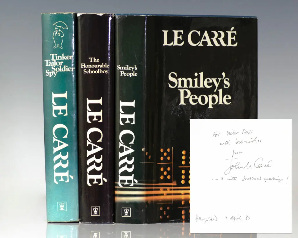 The Karla Trilogy: Tinker Tailor Soldier Spy; The Honourable Schoolboy; Smiley’s People.