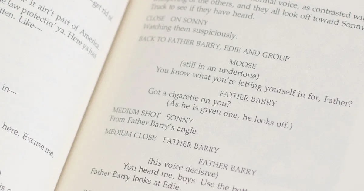 On the Waterfront Final Shooting Script