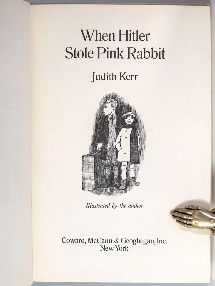 When Hitler Stole Pink Rabbit.