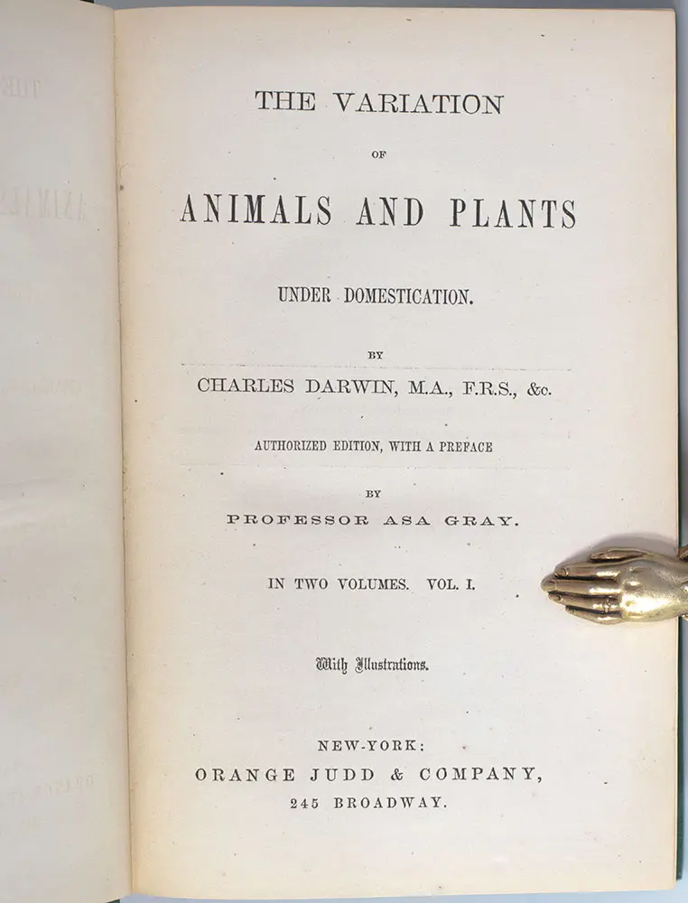 The Variation of Animals and Plants Under Domestication.