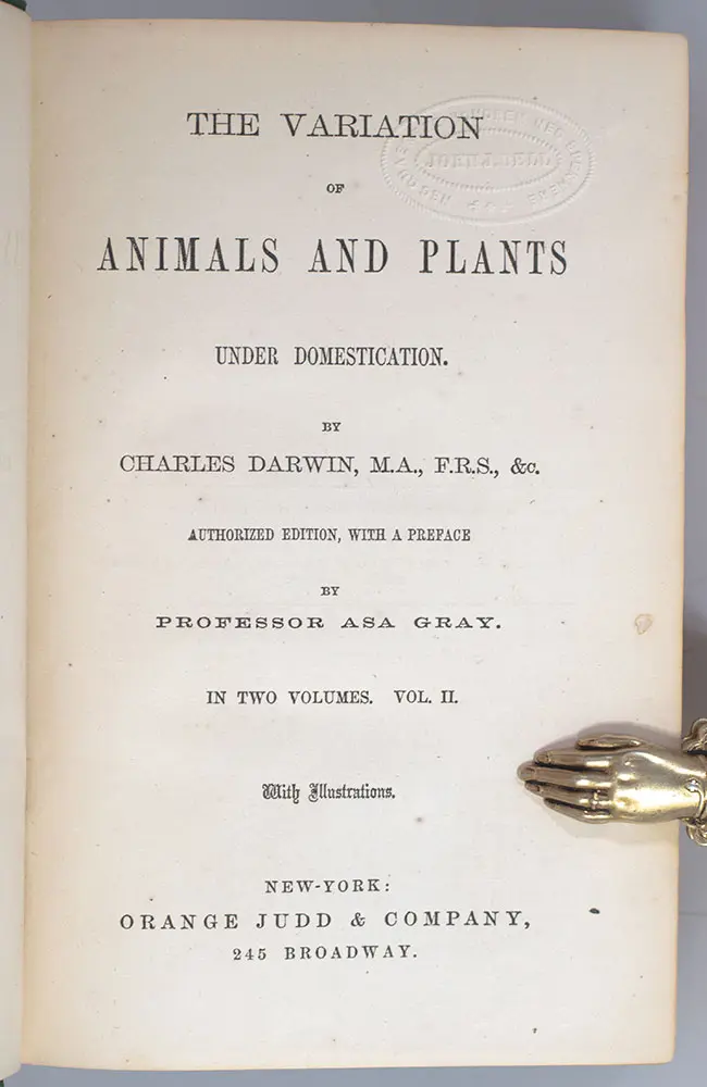 The Variation of Animals and Plants Under Domestication.