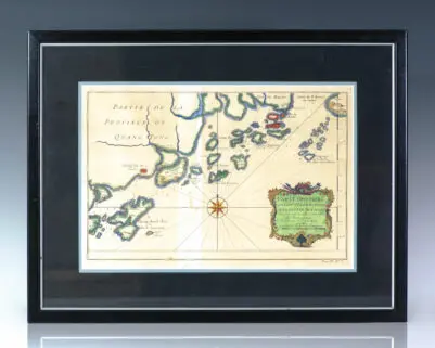 Carte Des Isles Qui Sont a l'Embouchure de la Riviere de Canton. [Eighteenth Century Map Of The Islands Which Are At The Mouth Of The Canton River].