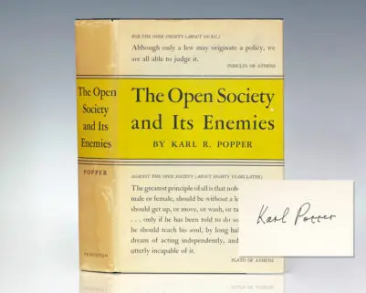 The Open Society And Its Enemies.