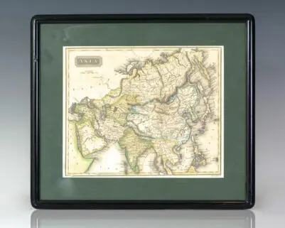 Asia. [Nathaniel and Simeon Smith Jocelyn Nineteenth Century Engraved Map of Asia].