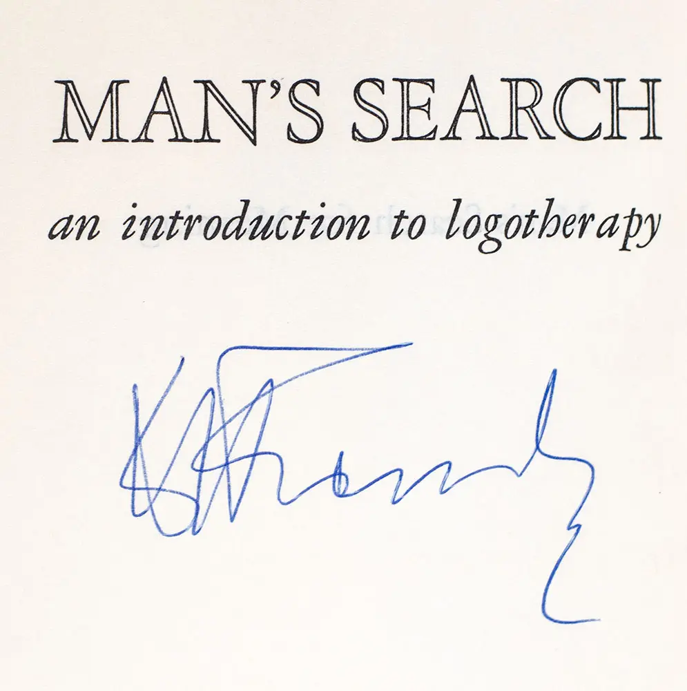 Man's Search For Meaning.
