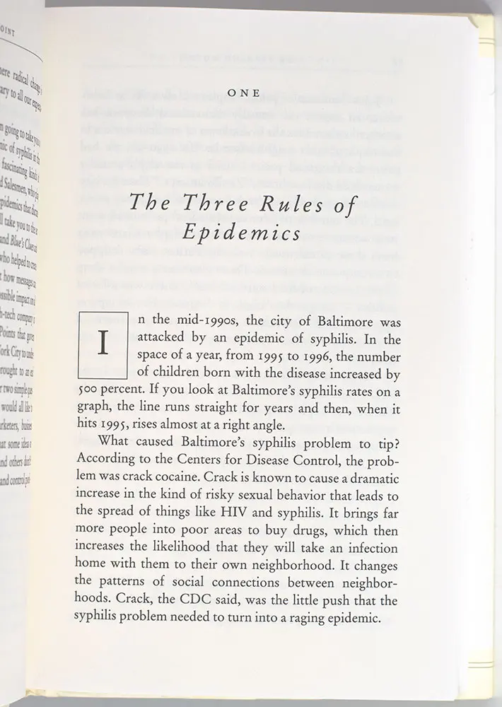 The Tipping Point: How Little Things Can Make a Big Difference.
