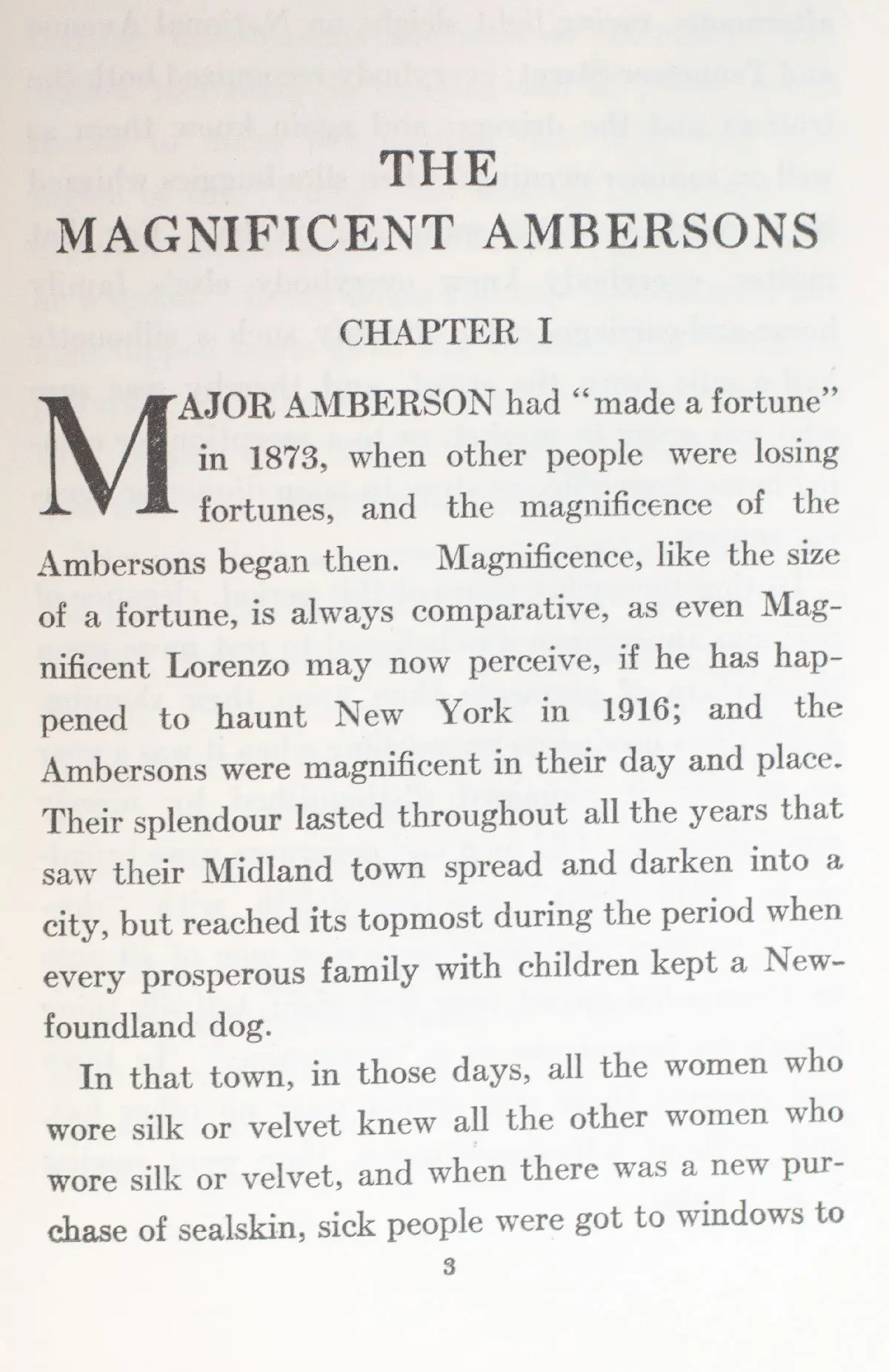 The Magnificent Ambersons.