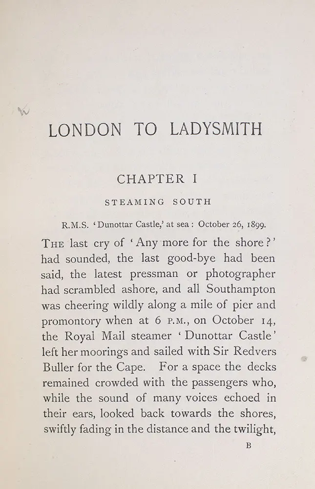 London To Ladysmith Via Pretoria.