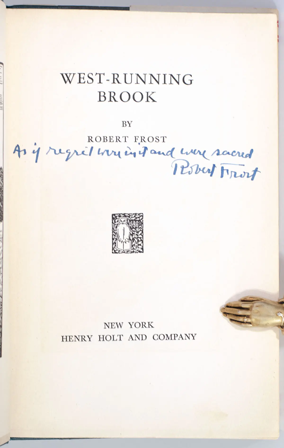 West-Running Brook.