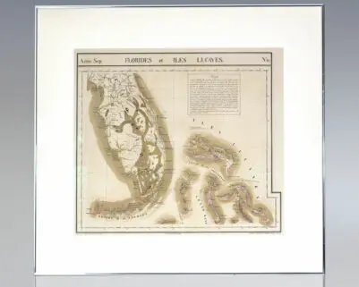 Amérique Septentrionale. Florides et Iles Lucayes. No. 62. [Map of Florida and the Bahamas].