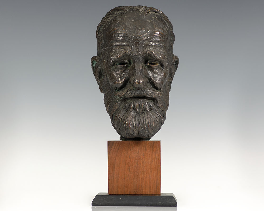 George Bernard Shaw Sculptural Bust.