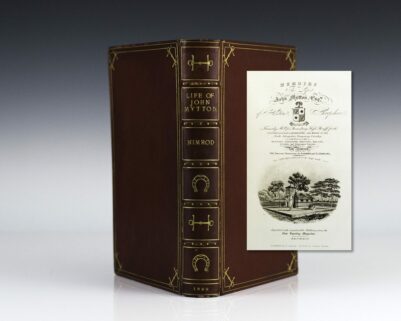 Memoirs of the Life of the Late John Mytton, Esq.