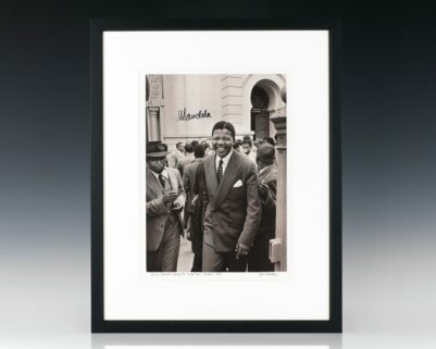Nelson Mandela Silver Gelatin Print.