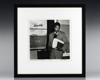 Nelson Mandela Silver Gelatin Print.