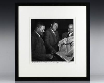 Nelson Mandela Silver Gelatin Print.