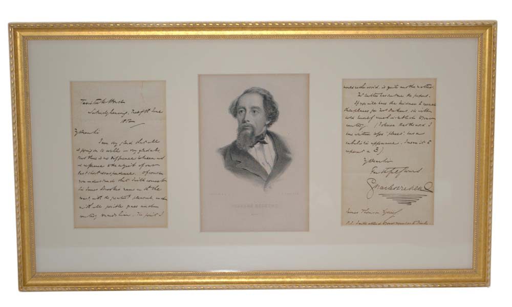 Autographed Letter Signed Charles Dickens (ALS).