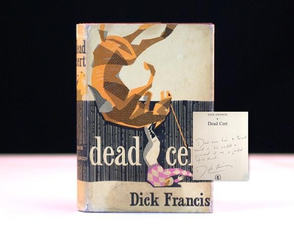 Dick Francis Complete Set. Dead Cert, Nerve, For Kicks, Odds Against, Flying Finish, Blood Sport, Forfeit, Enquiry, Rat Race, Bonecrack, Smokescreen, Slay-Ride, Knock Down, High Stakes, In The Frame, Risk, Trial Run, Whip Hand, Reflex, Twice Shy, Banker, The Danger, Proof, Break In, Bolt, Hot Money, The Edge, Straight, Longshot, Comeback, Driving Force, Decider, Wild Horses, Come To Grief, To The Hilt, 10-lb Penalty, Field Of Thirteen, Second Wind Shattered and Under Orders