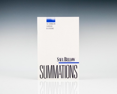 Summations: The Bennington Chapbooks in Literature.
