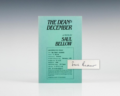 The Dean's December.