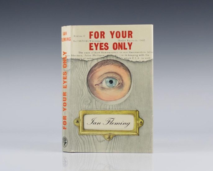 First Edition of For Your Eyes Only by Ian Fleming
