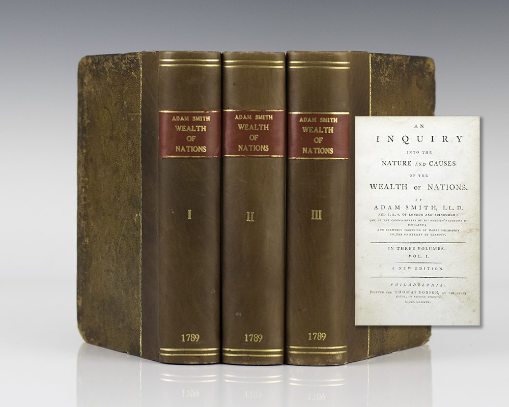 An Inquiry into the Nature and Causes of the Wealth of Nations.