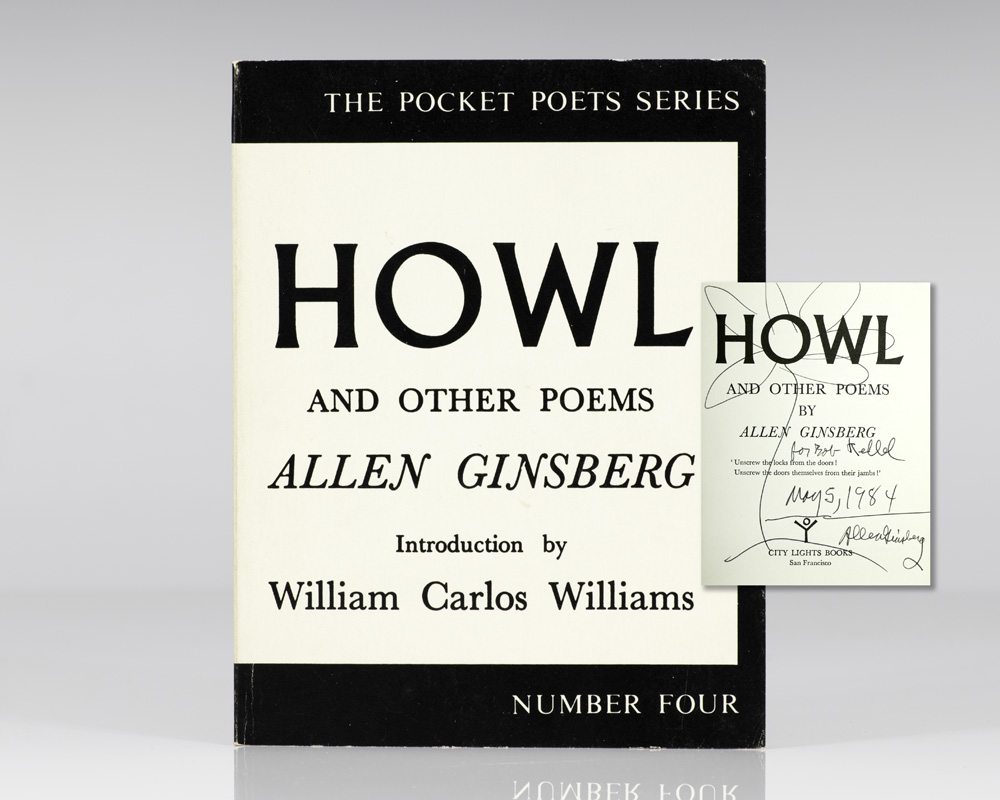 First Edition of Howl and Other Poems Inscribed by Allen Ginsberg