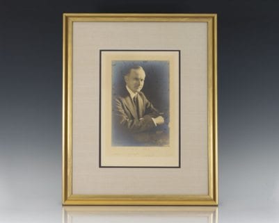 Calvin Coolidge Signed Photograph.