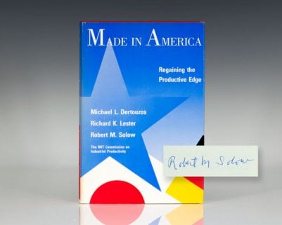 Made In America: Regaining the Productive Edge.
