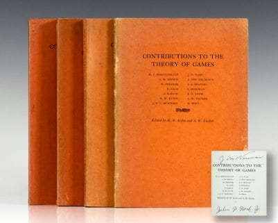 Contributions To The Theory Of Games Volumes 1-IV.