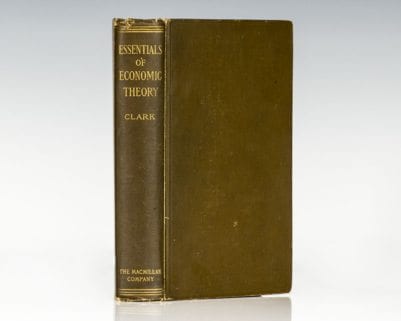 Essentials of Economic Theory: As Applied to Modern Problems of Industry and Public Policy.