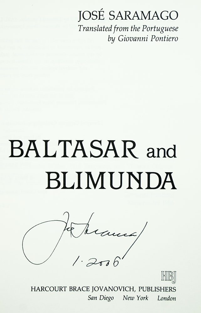 Baltasar and Blimunda.