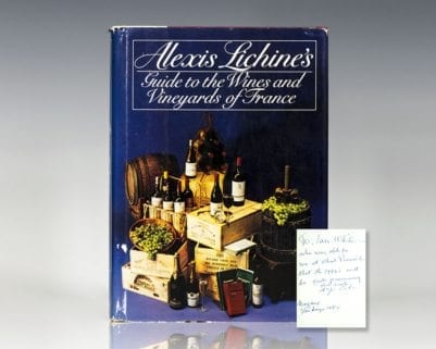 Alexis Lichine's Guide to the Wines and Vineyards of France.
