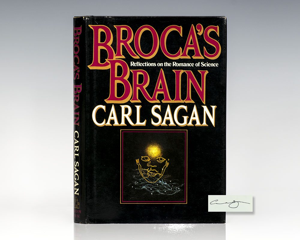 First edition of Broca's Brain by Carl Sagan, signed