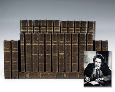 The Works of Robert Louis Stevenson [Including Treasure Island; Dr. Jekyll and Mr. Hyde; Kidnapped].