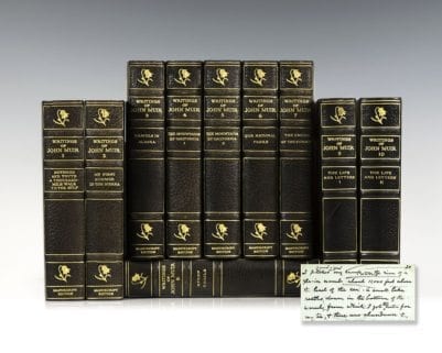 The Writings of John Muir: The Manuscript Edition. [Including: My First Summer in the Sierra, Travels in Alaska, The Mountains of California, The Story of My Youth and Childhood,Our National Parks, The Cruise of the Corwin, Steep Trails, Life and Letters, Etc.].